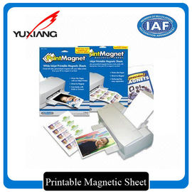 自己接着白い印刷できる適用範囲が広い磁気シートの光沢のある表面の仕上げ
